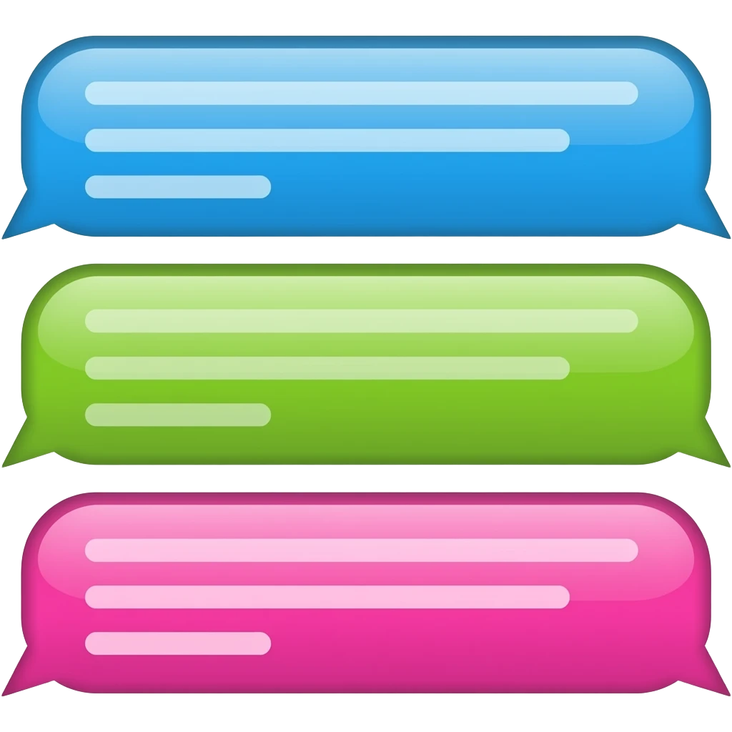chat bubbles conversation emoji