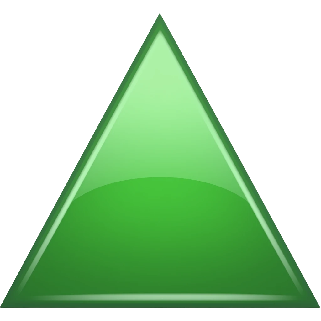 green up triangle emoji