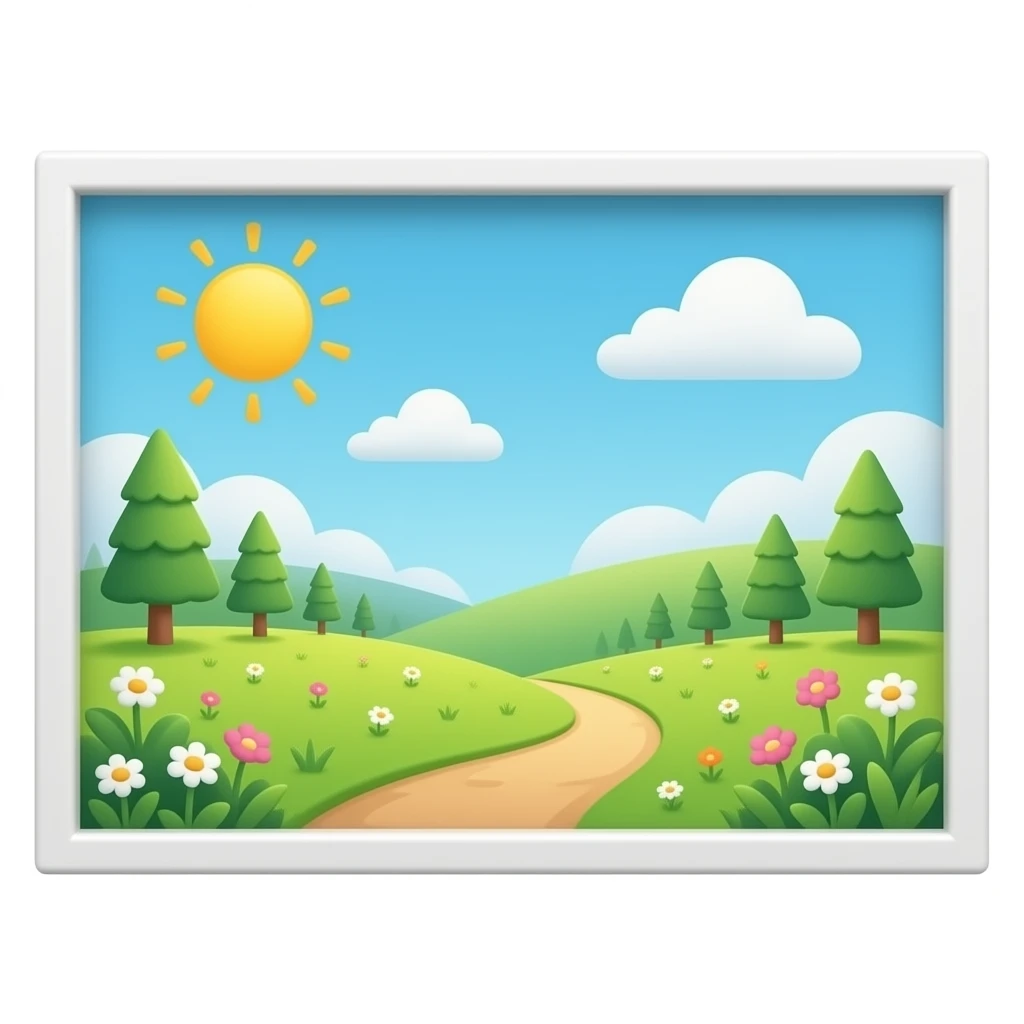A cute Pixar-style 3D animated wall. White background, 8k resolution. emoji