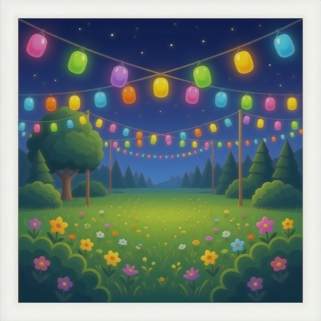 Colorful Festival Lights emoji