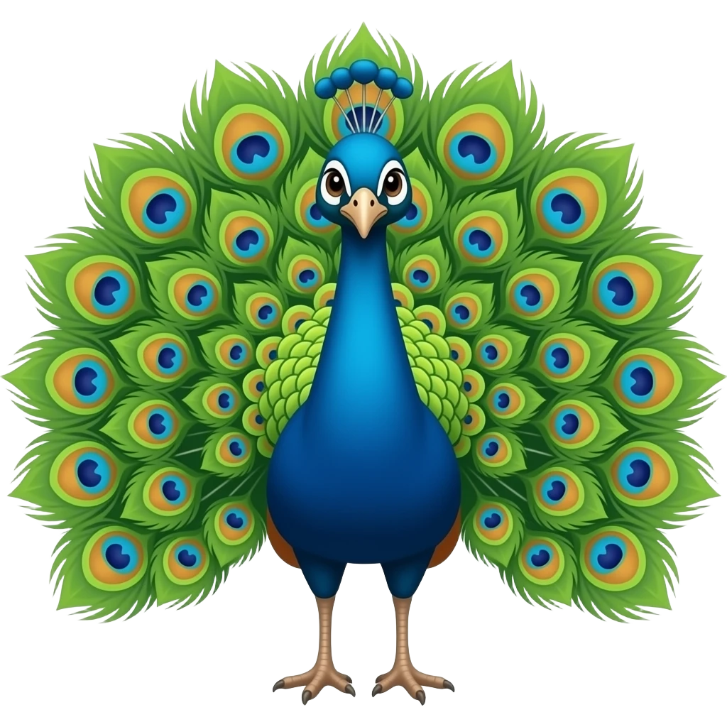 Peacock emoji