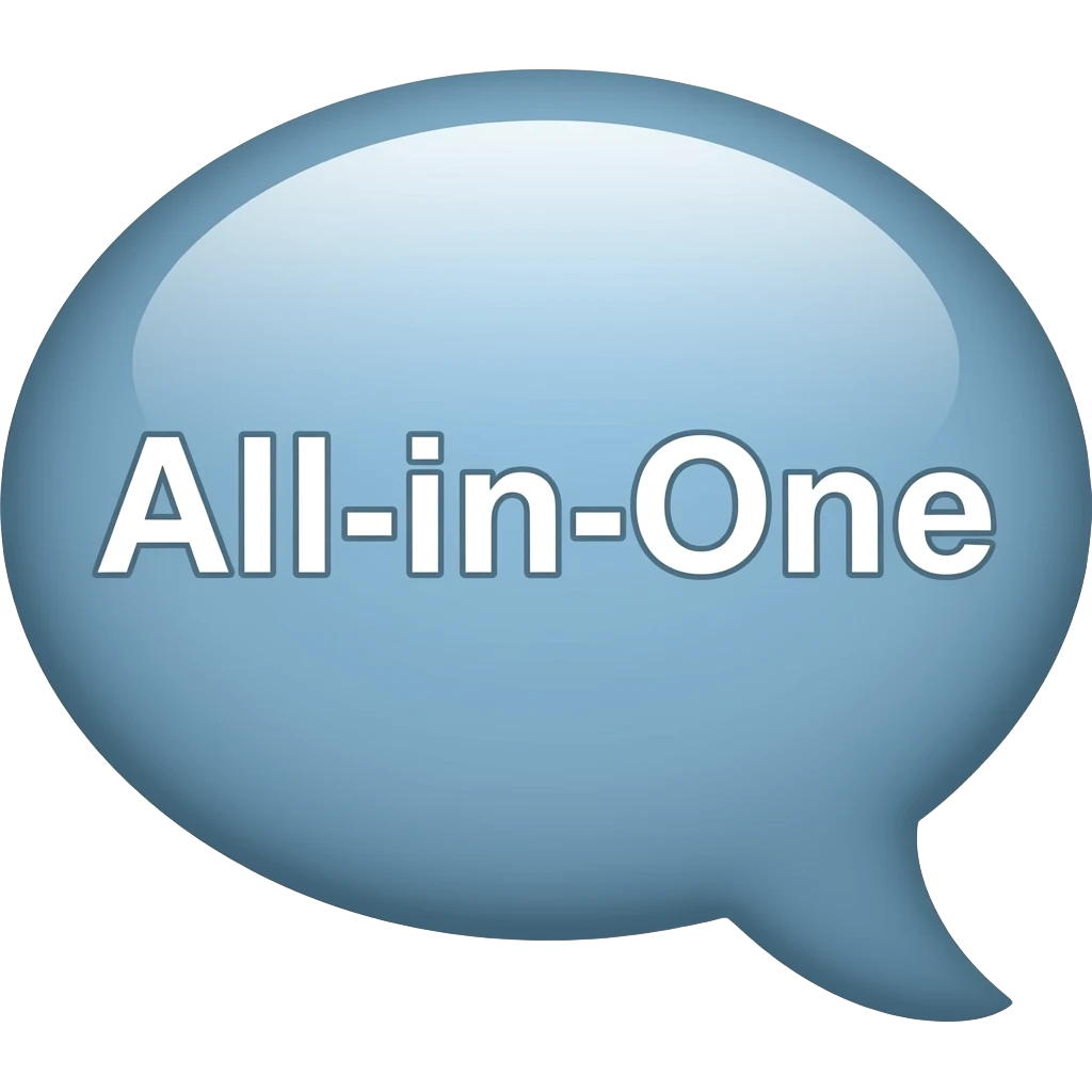 text emoji "All-in-One" emoji