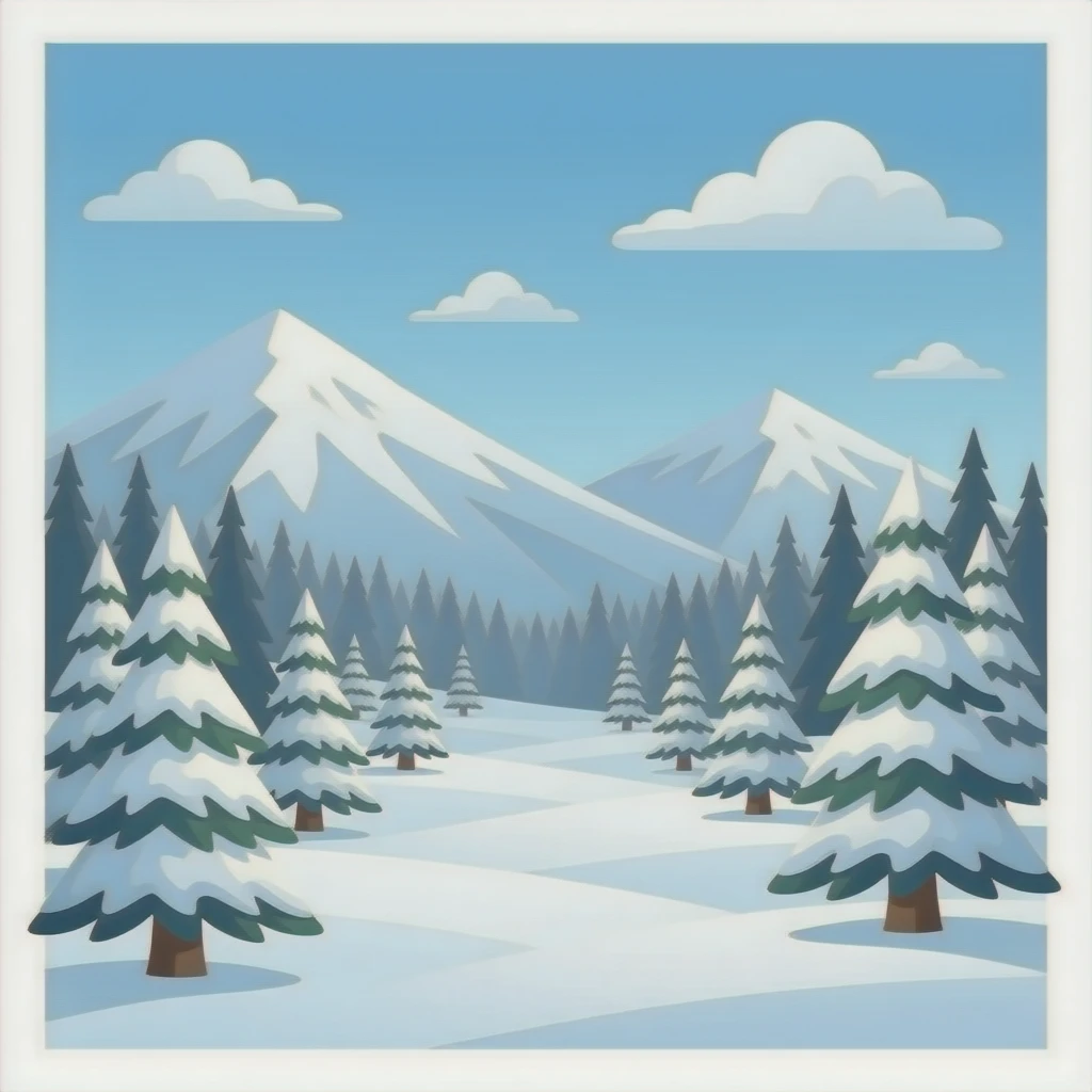 winter snow emoji