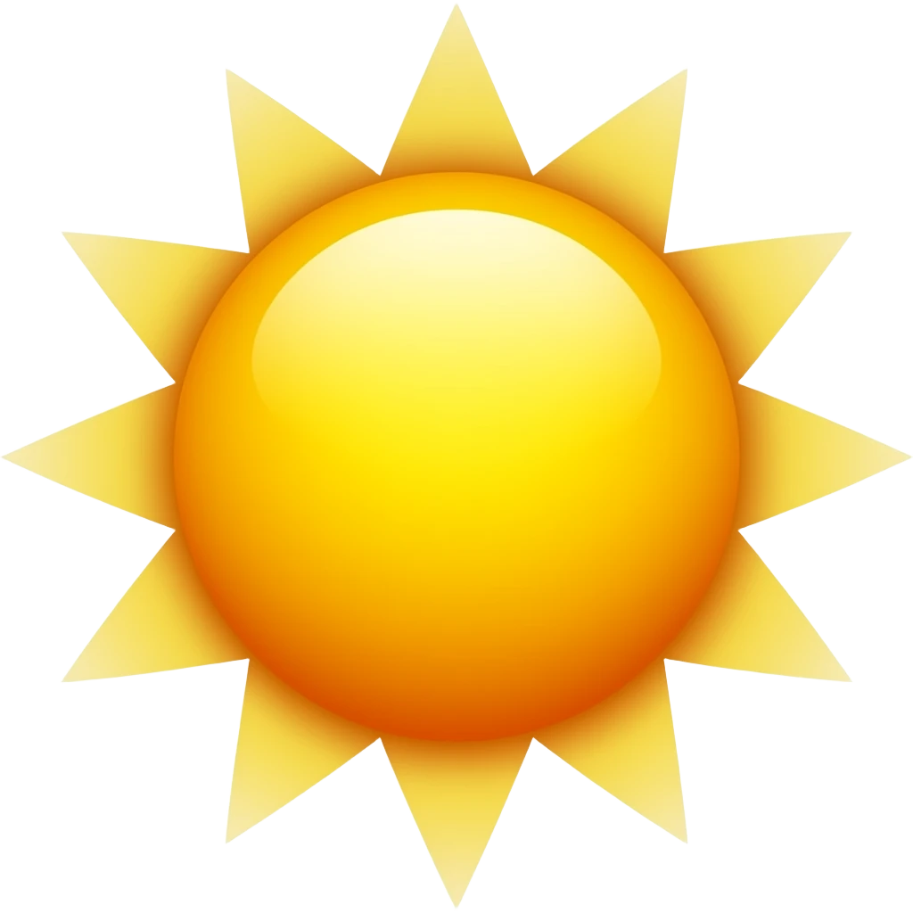 Sun emoji