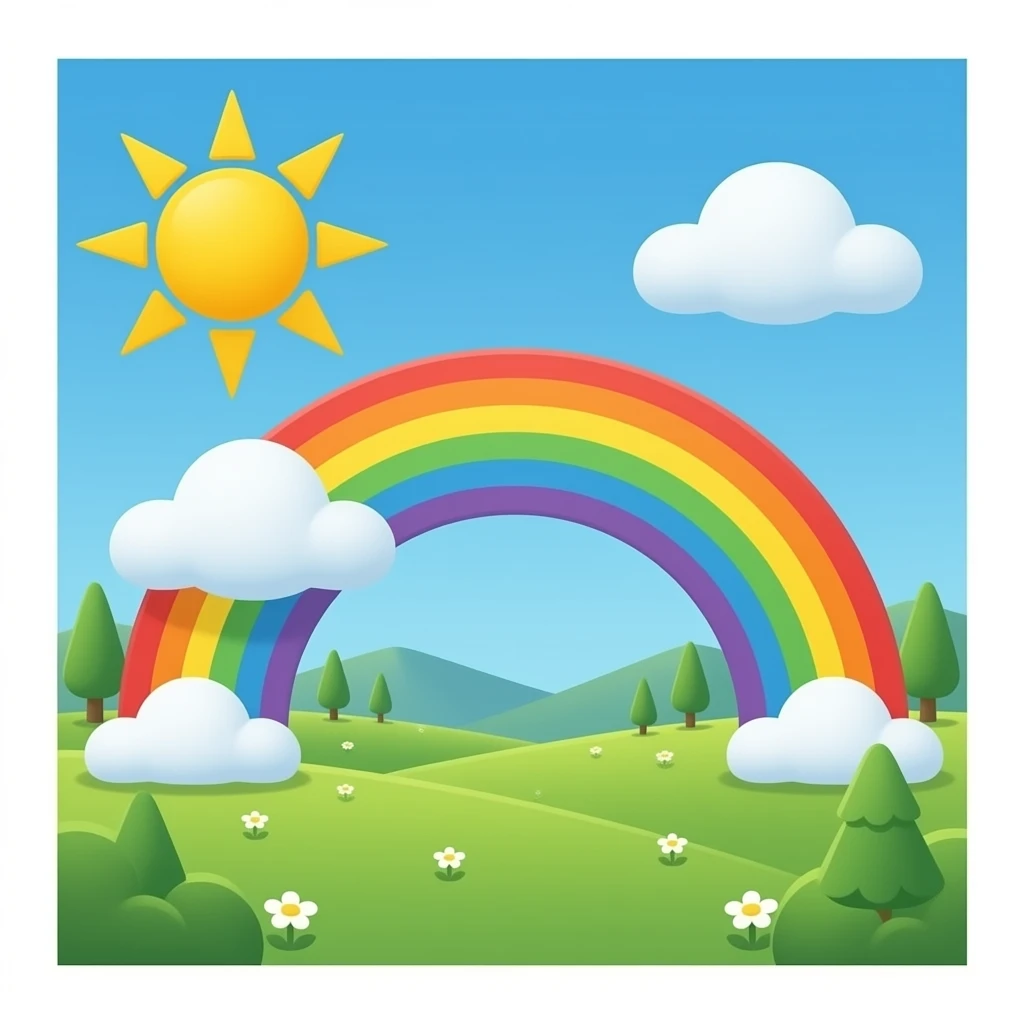 🌈☀️ emoji