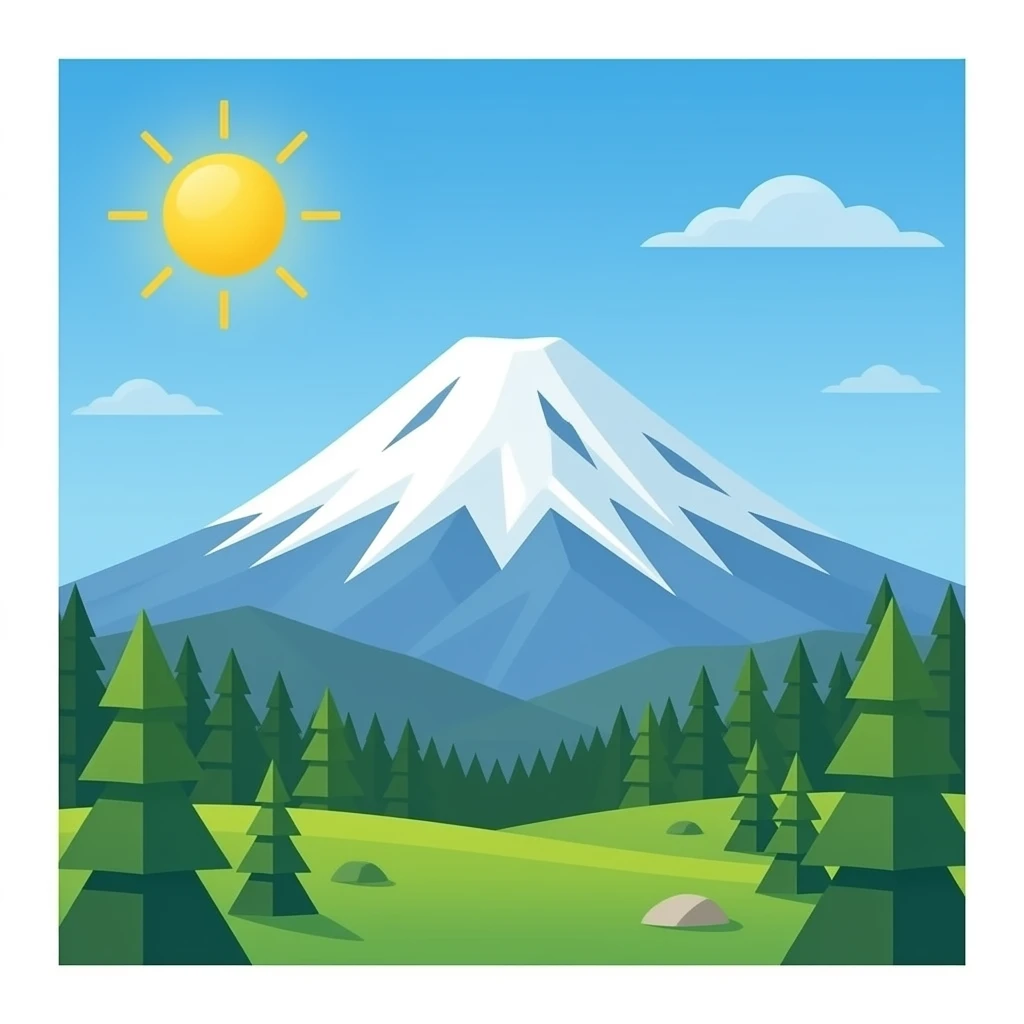 Mount Rainer emoji
