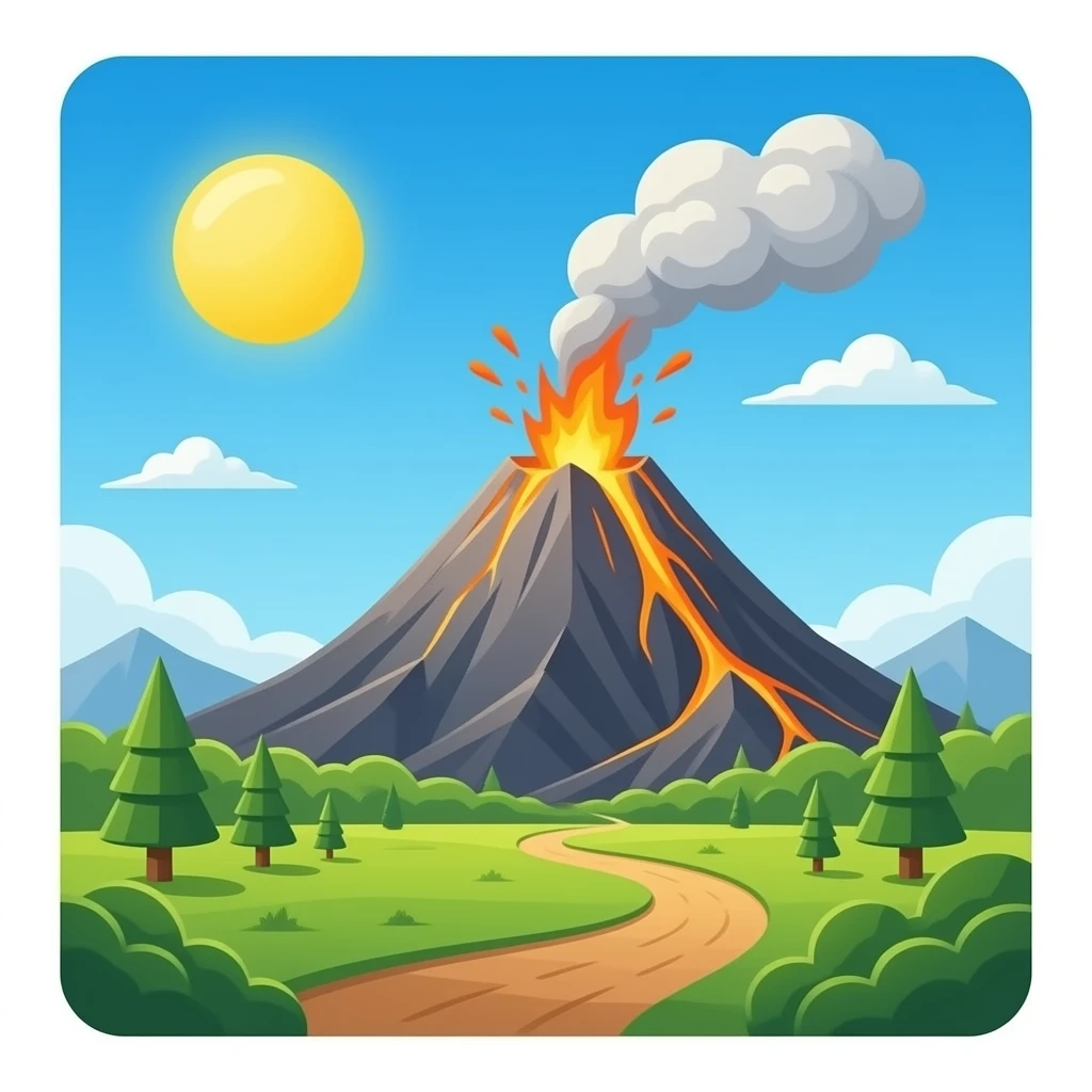 Volcano emoji