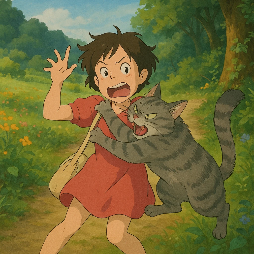 cat attack emoji