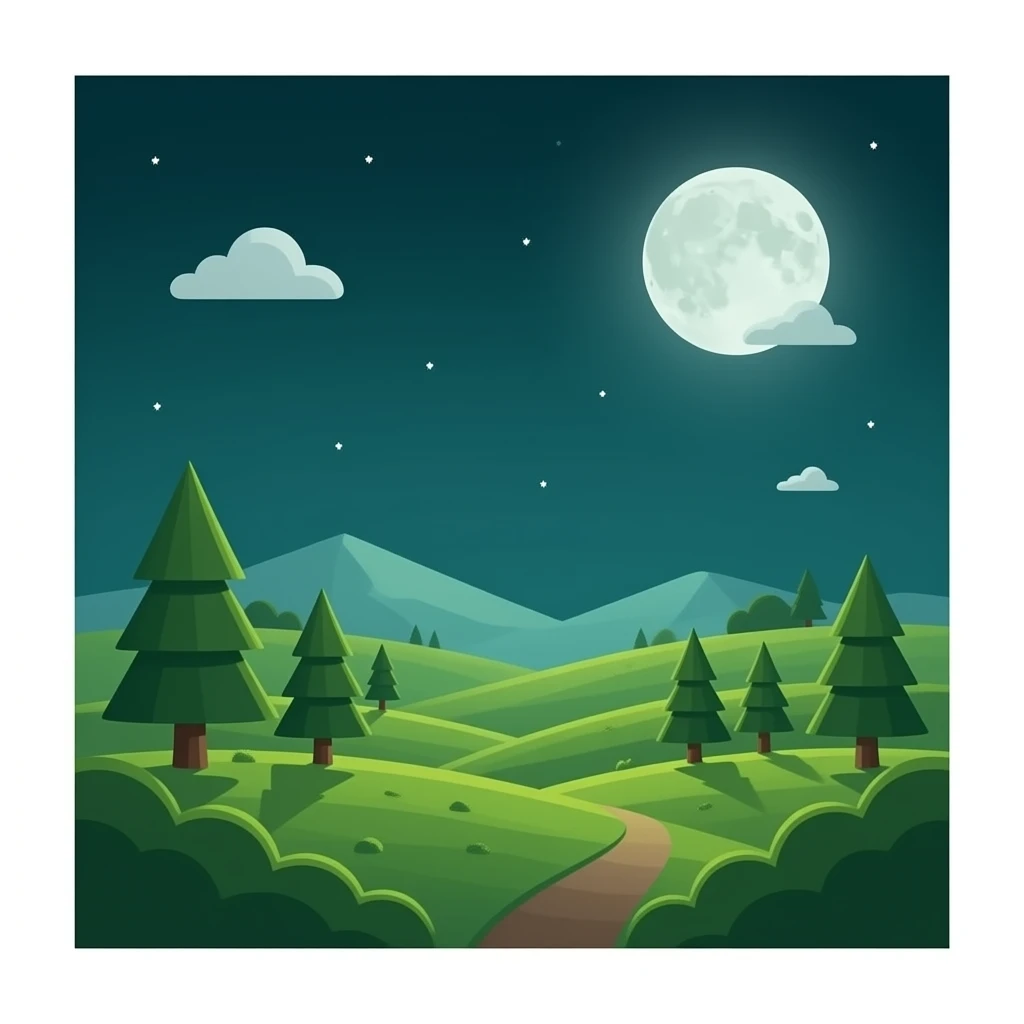 dark green moon emoji