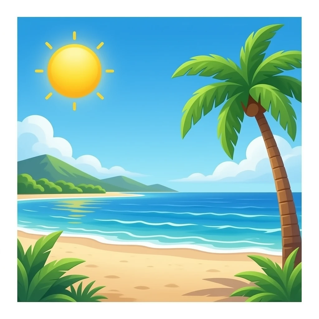 beach emoji