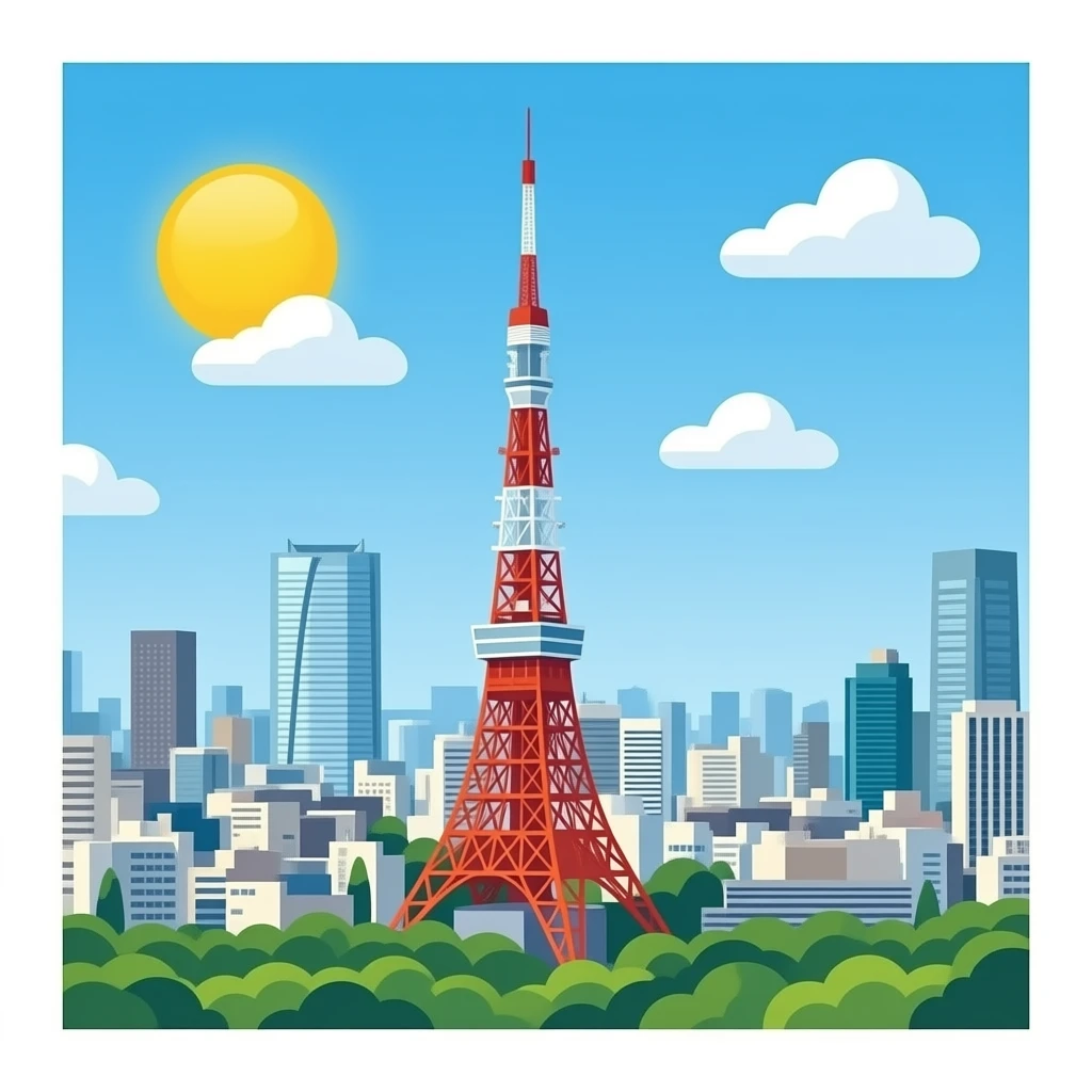 Tokyo tower emoji