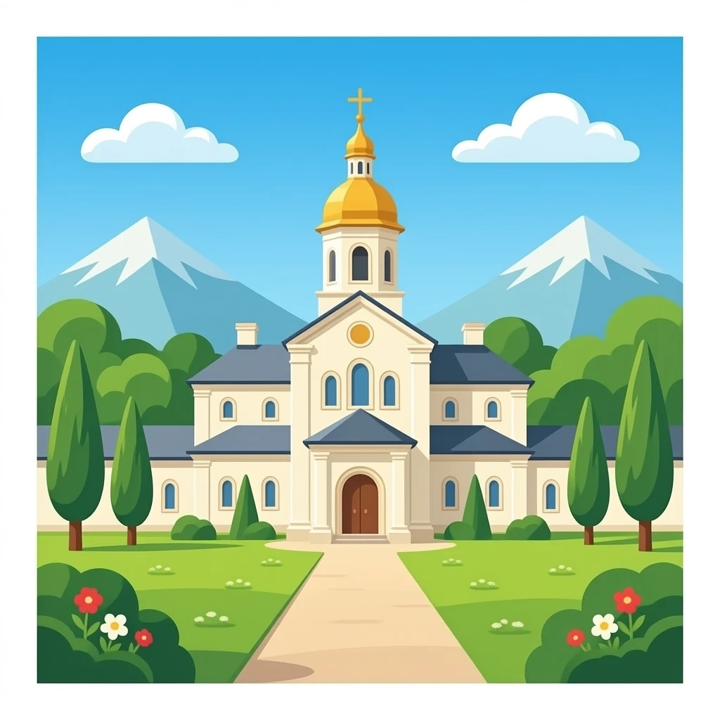 монастырь emoji