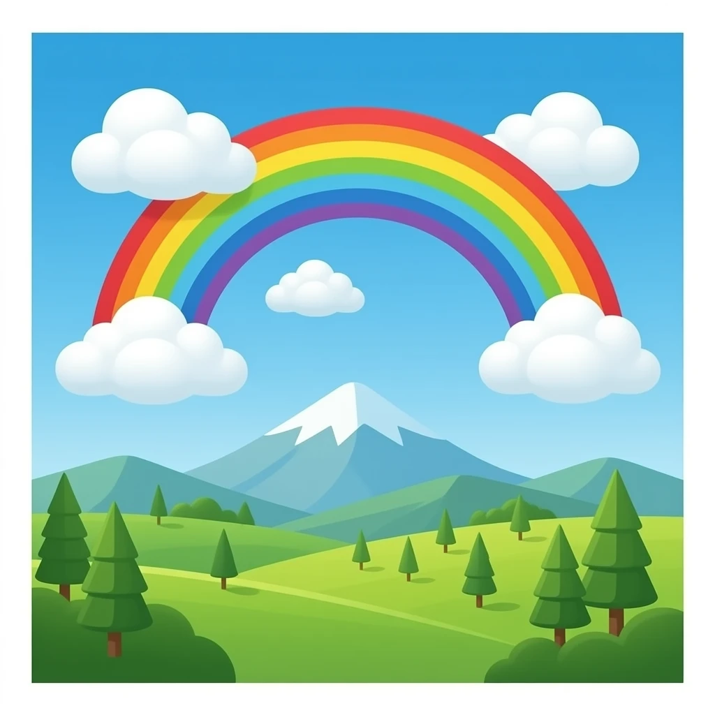 🌈☁️☁️🌈 emoji