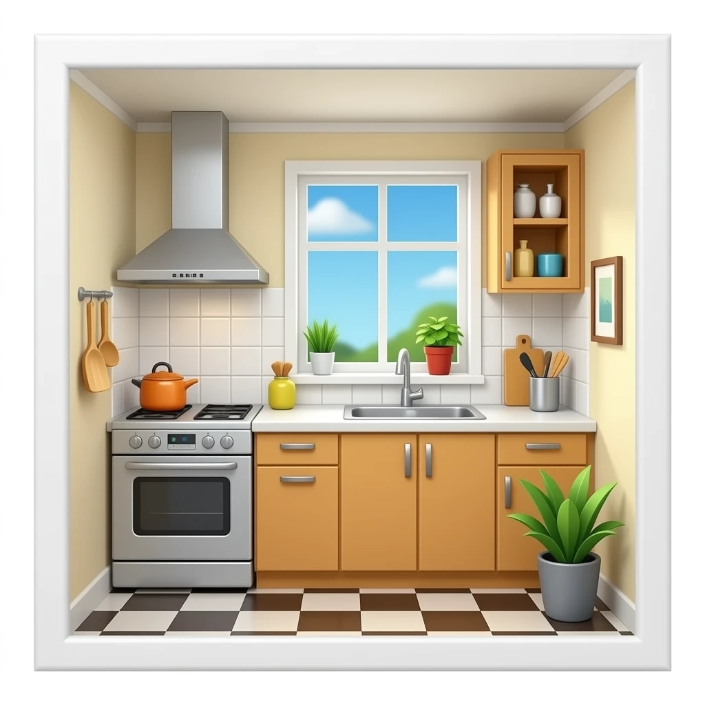 small apartment kitchen emoji