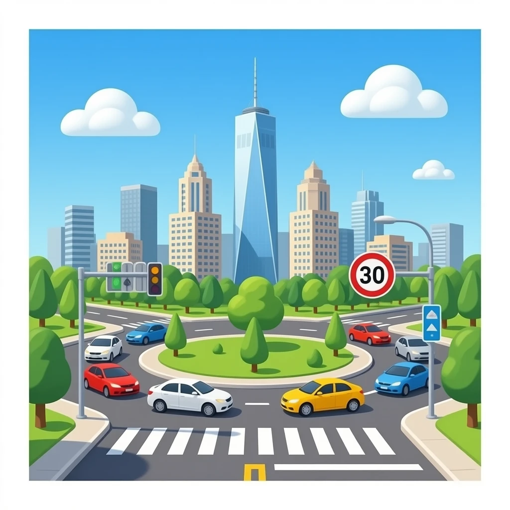 traffic circle emoji