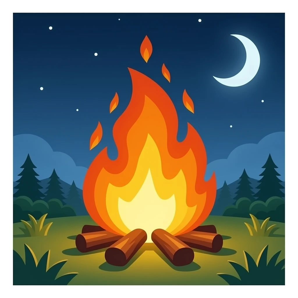 bonfire emoji