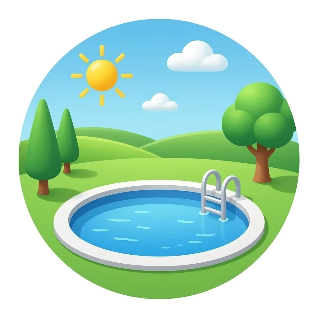 cute circle pool emoji