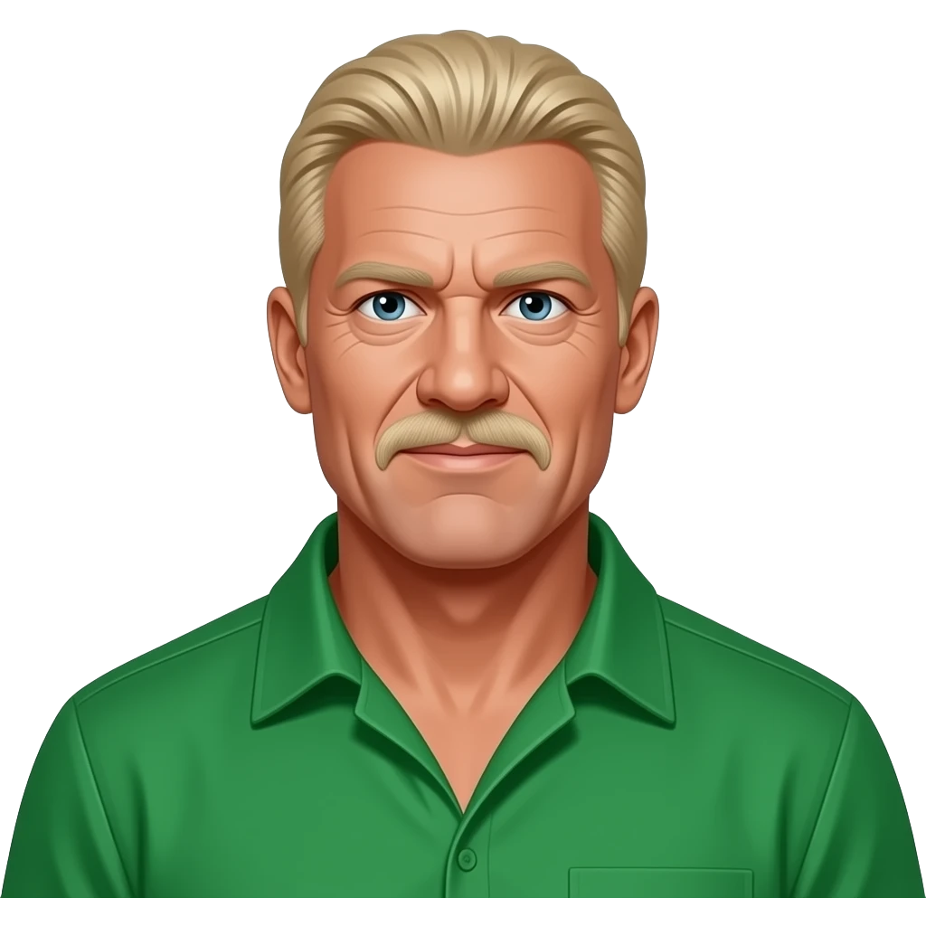 hazme ha hulk hogan con la camiseta de color verde emoji