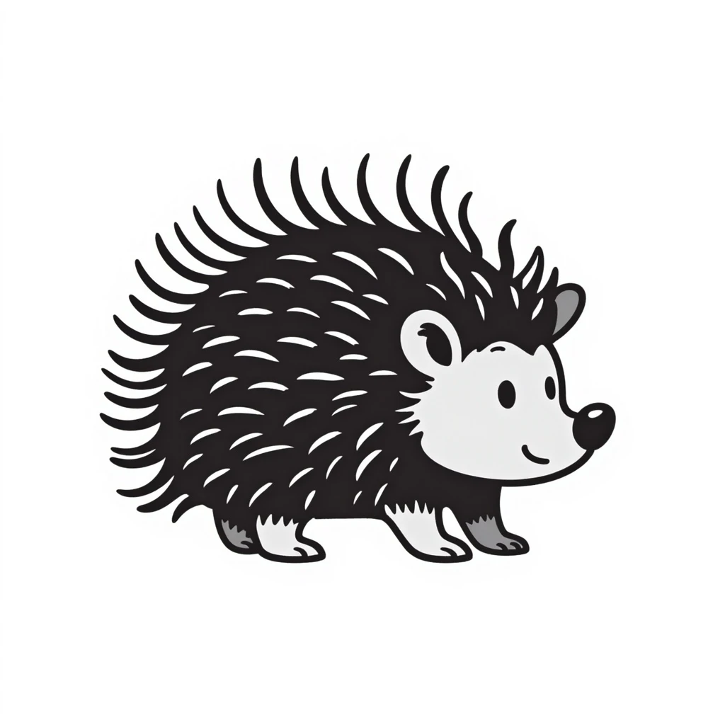 Porcupine emoji