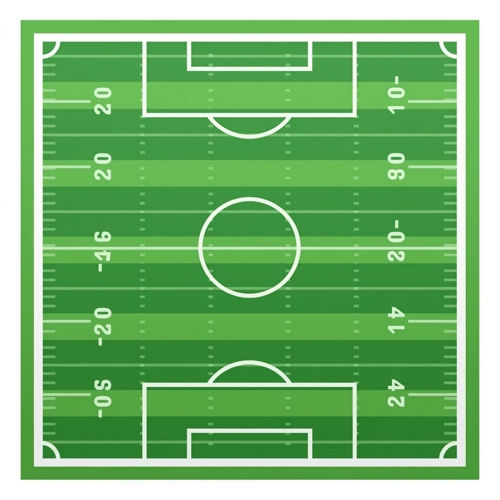 FUTBOL SAHASI OLCAK YEŞİL emoji