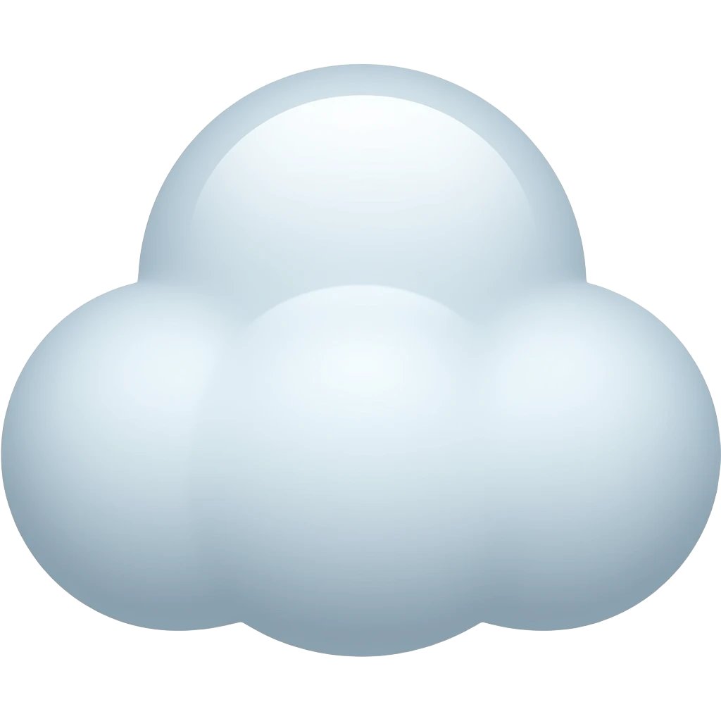 Cloud emoji