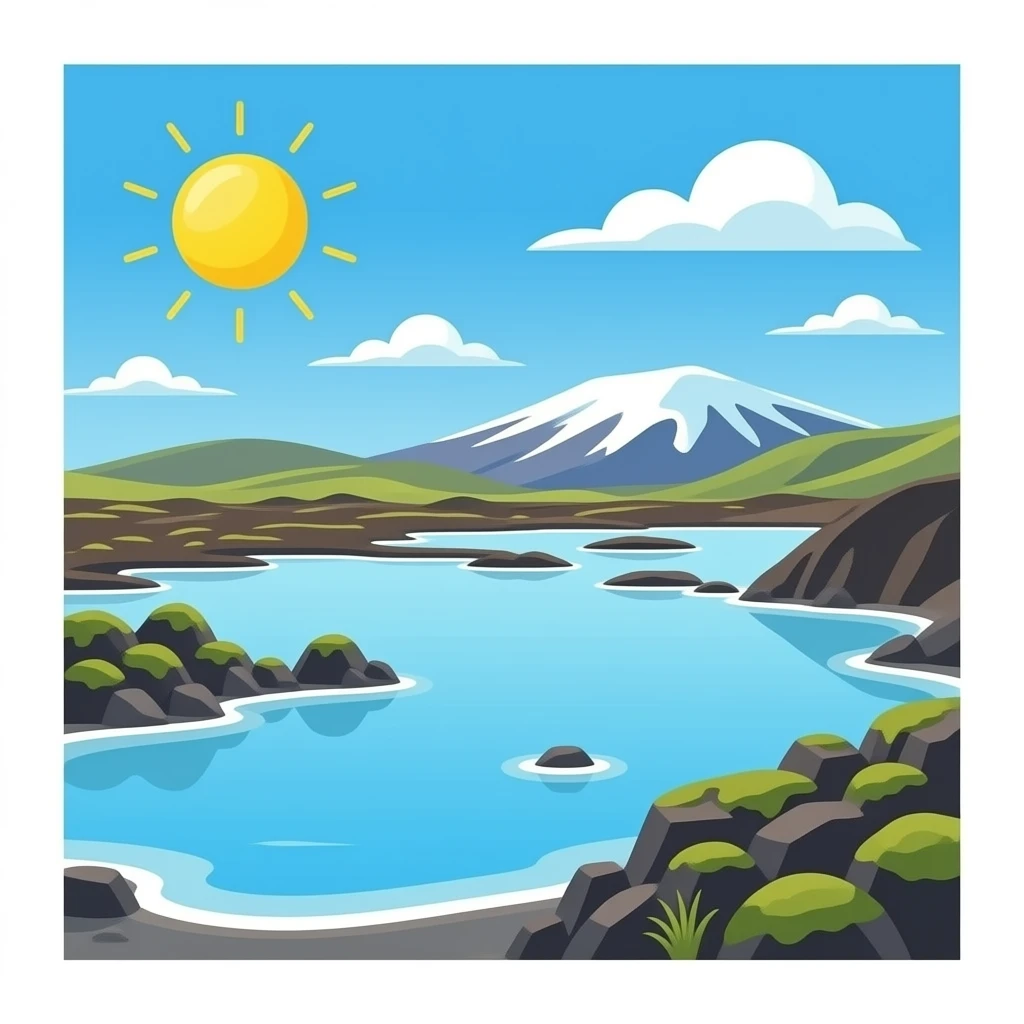 Blue Lagoon Iceland emoji