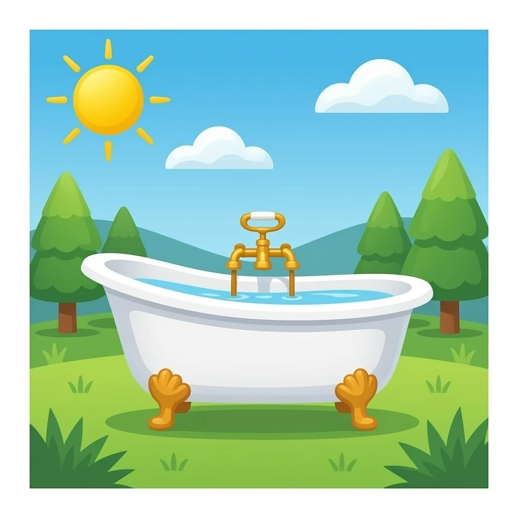 Baño para mascotas emoji