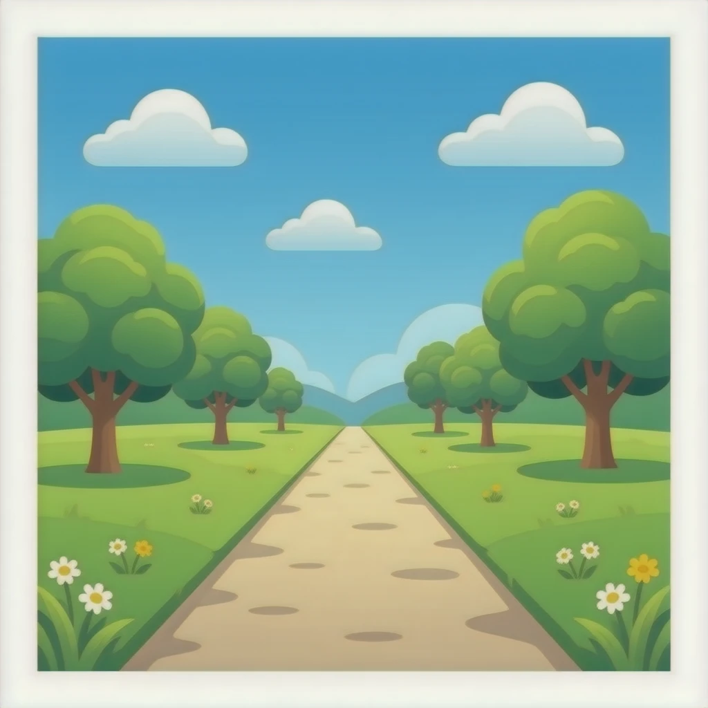 Footpath emoji