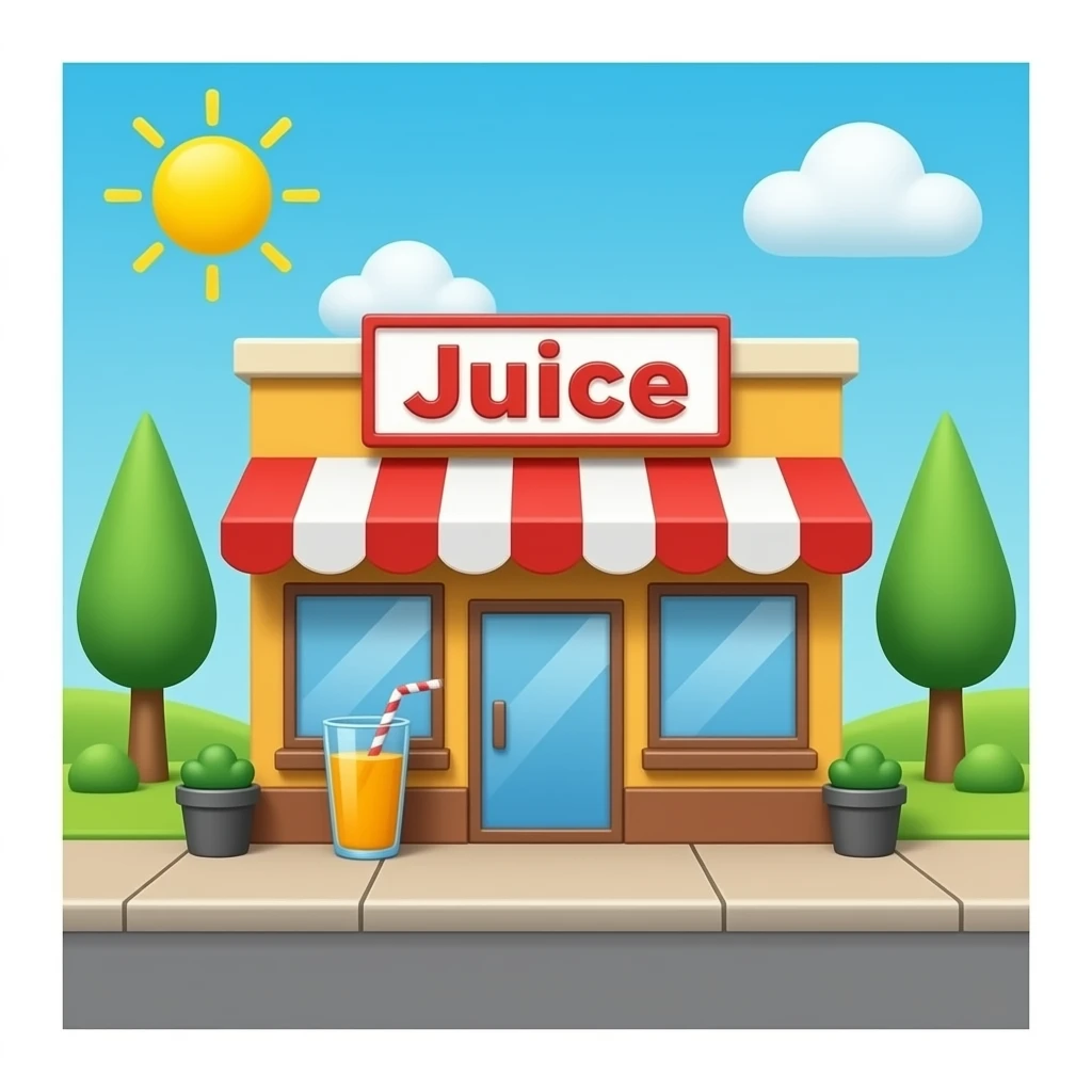 juice shop and remove background emoji