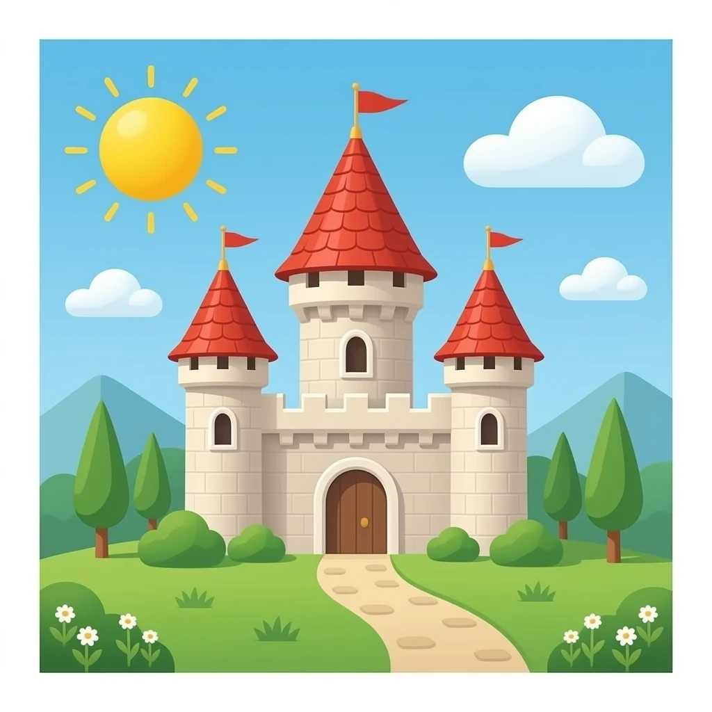 just castle tower emoji
