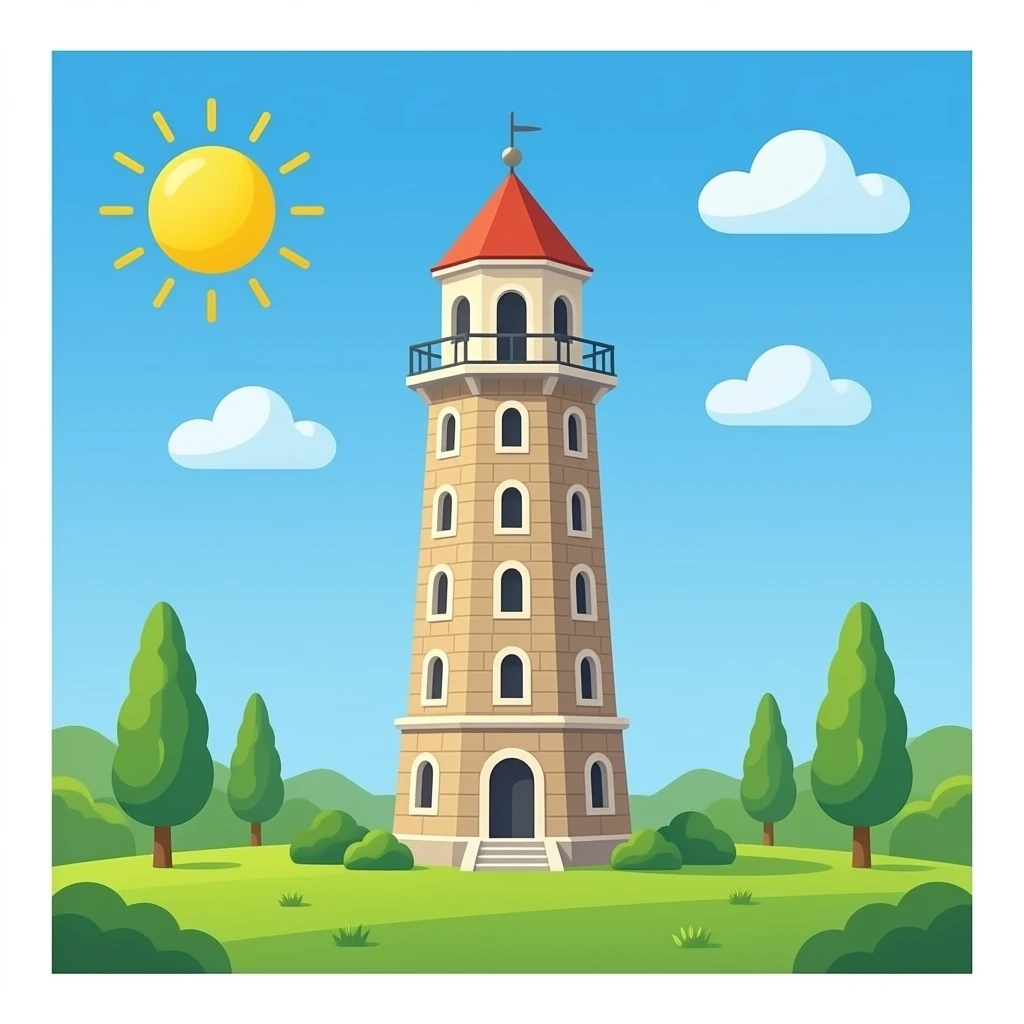 Autograph Tower emoji | AI Emoji Generator