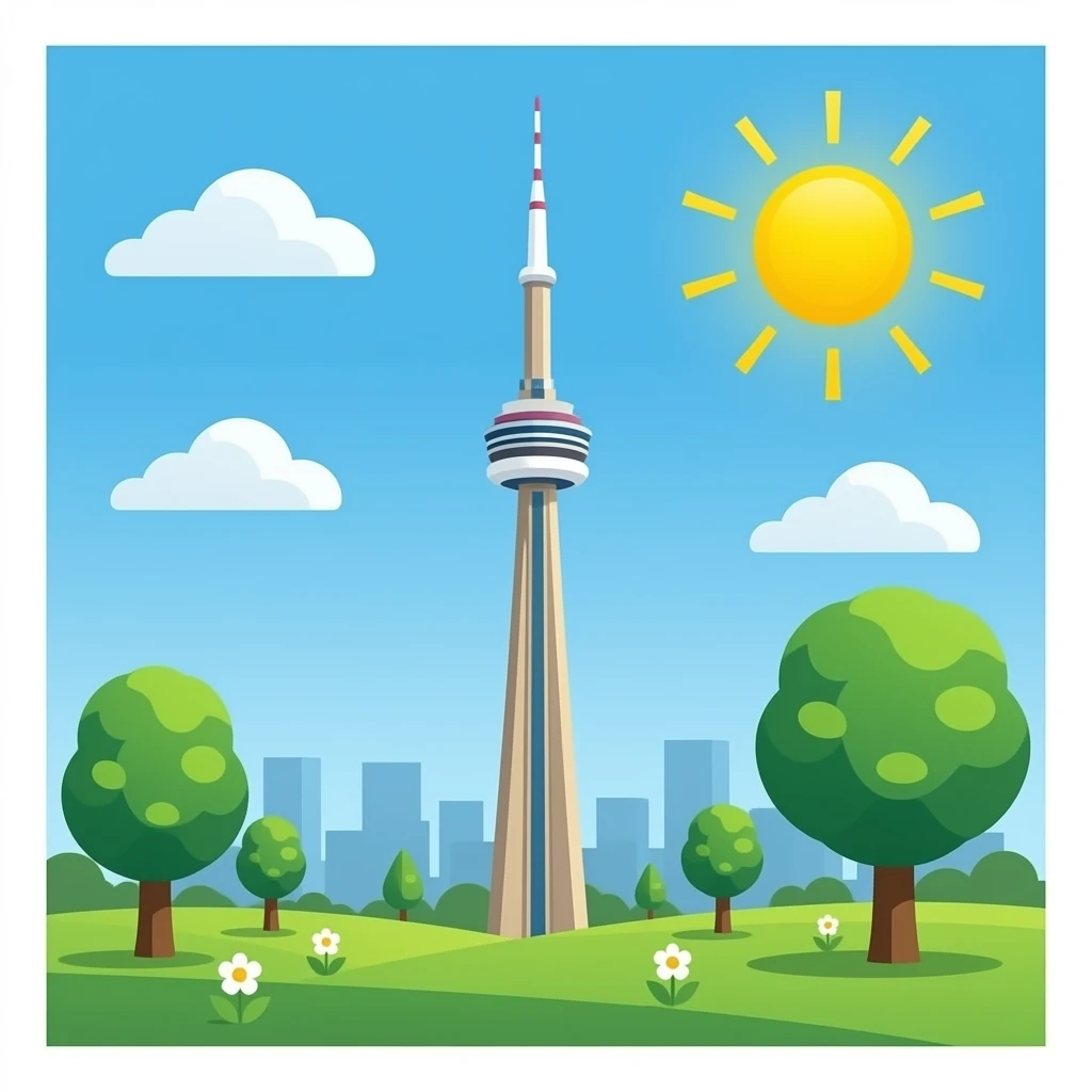 CN tower emoji