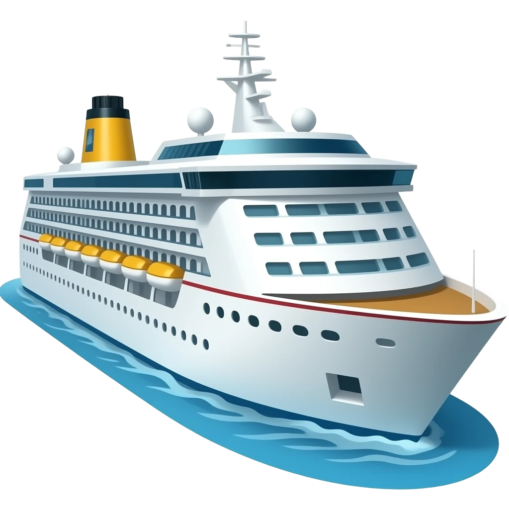 cruise ship emoji