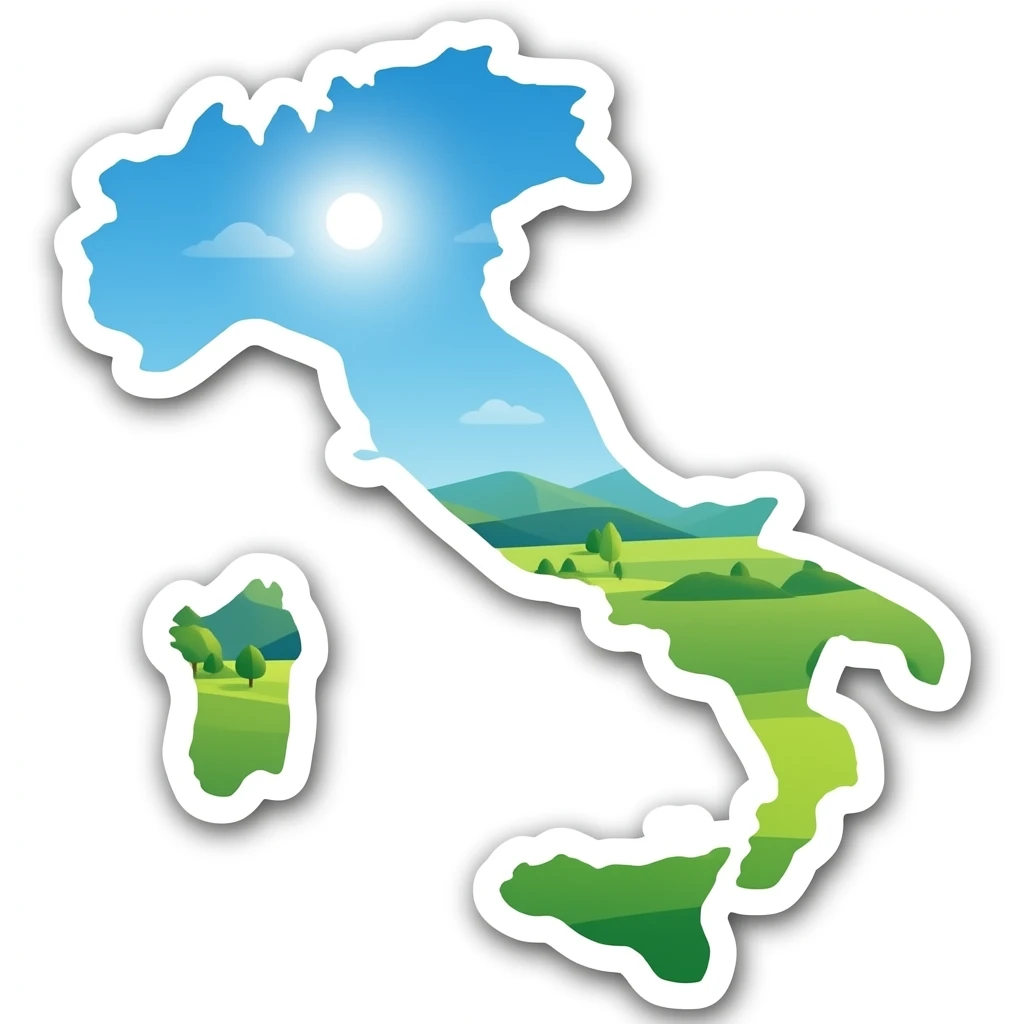 italia mapa emoji
