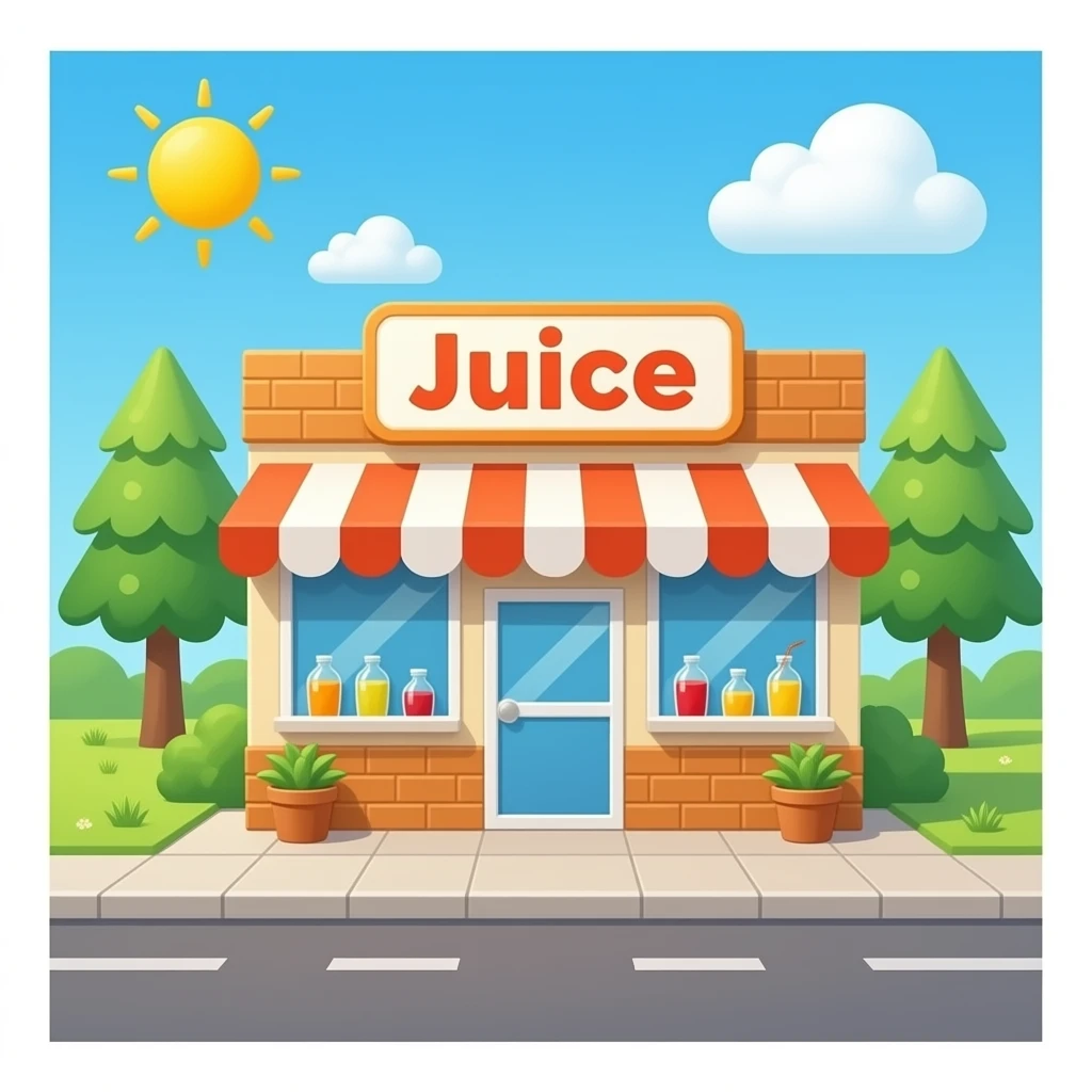 juice shop and remove background emoji