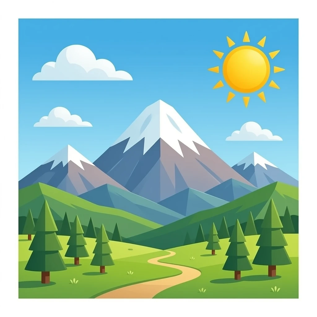 mountain emoji