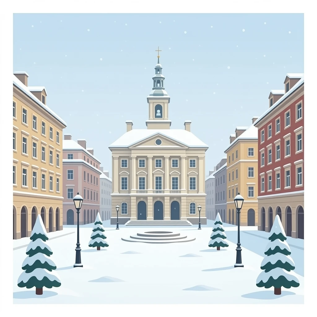 Snowed  square emoji