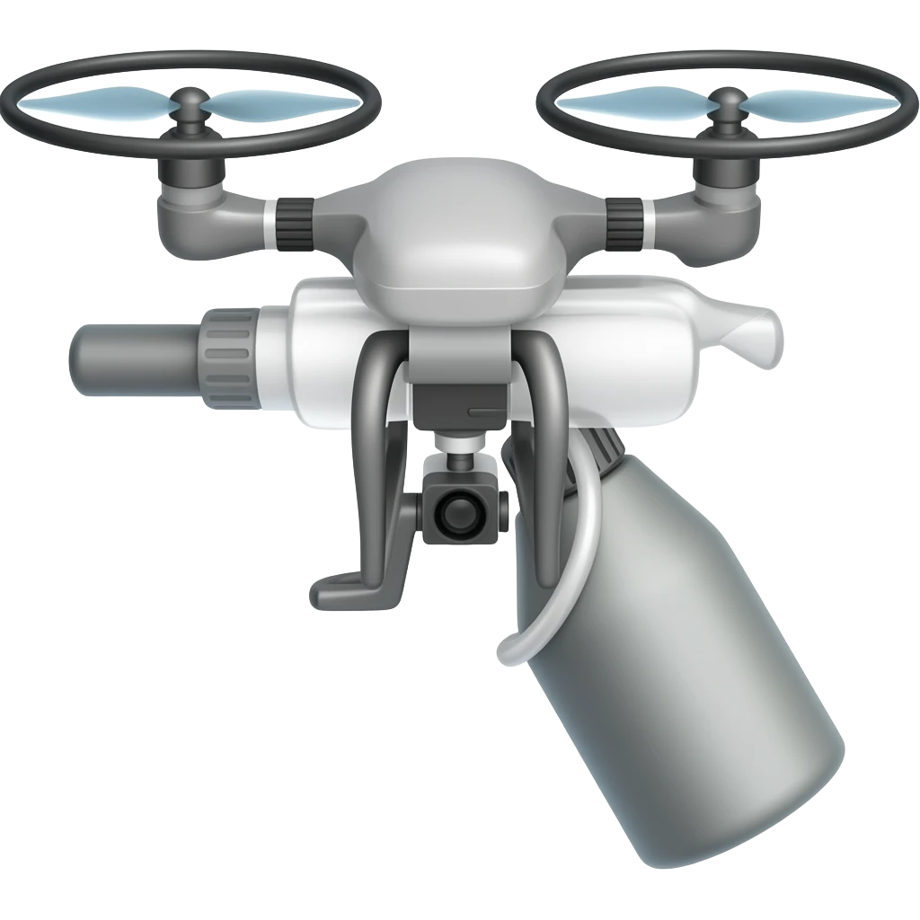 Drone de puveracao emoji