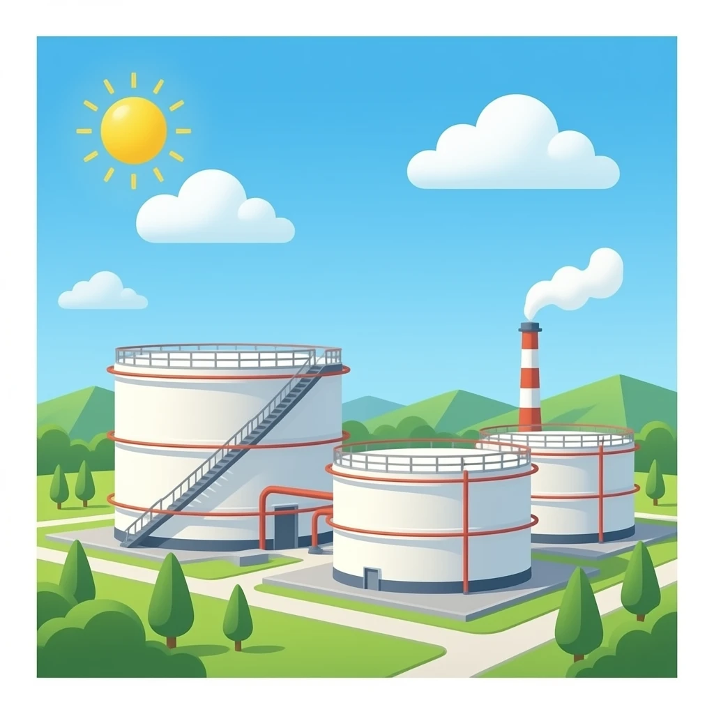 Oil storage facility emoji
