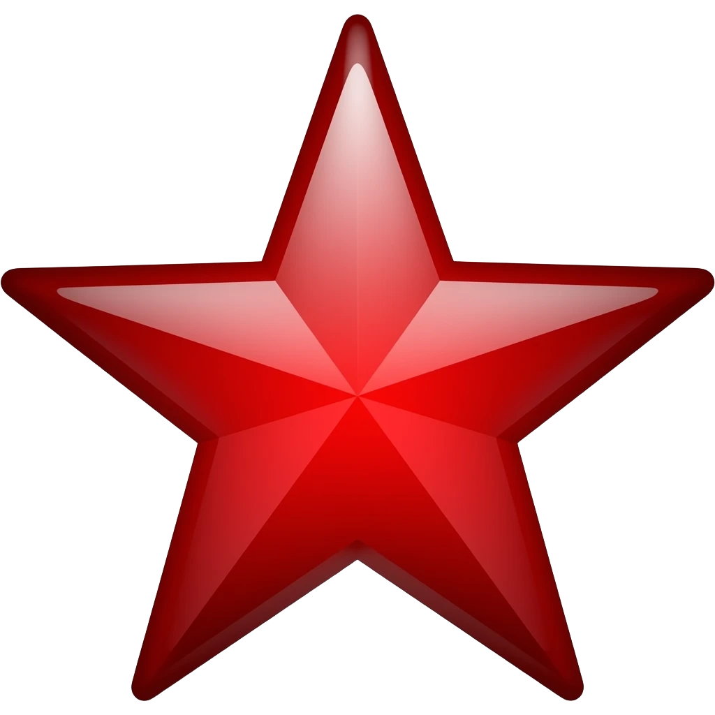 Red star emoji