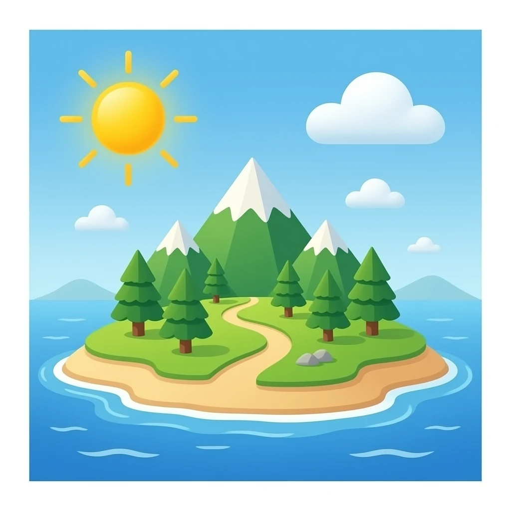 isla sin fodo emoji