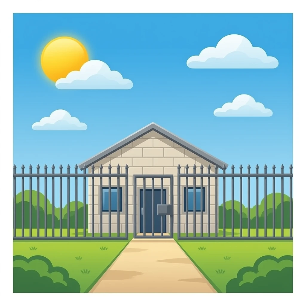 prison transparent background emoji