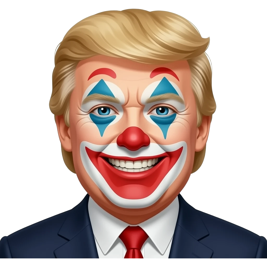 Donald Trump clown emoji