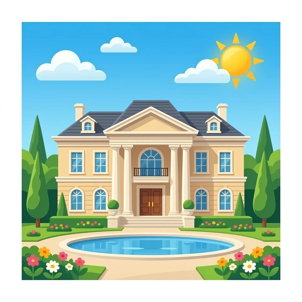 edificio lujoso emoji