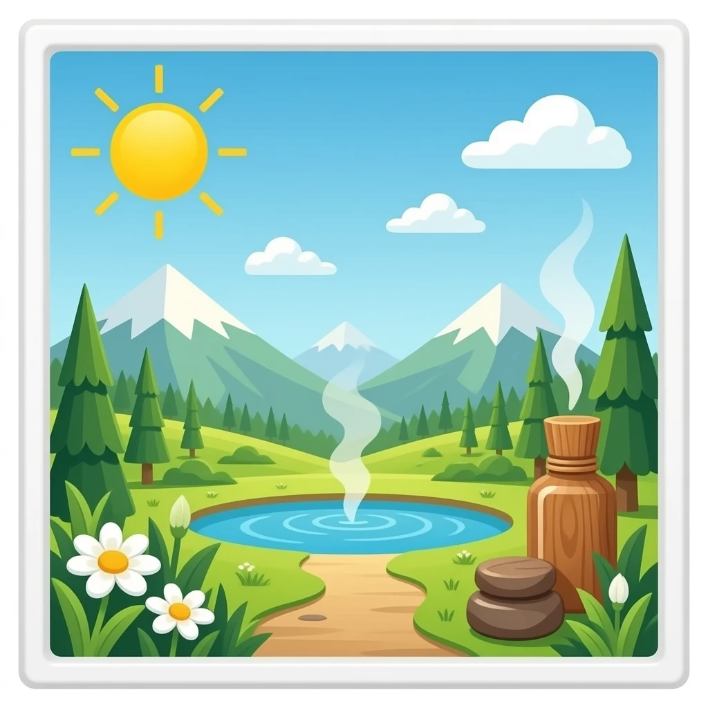 wooden aroma spa emoji