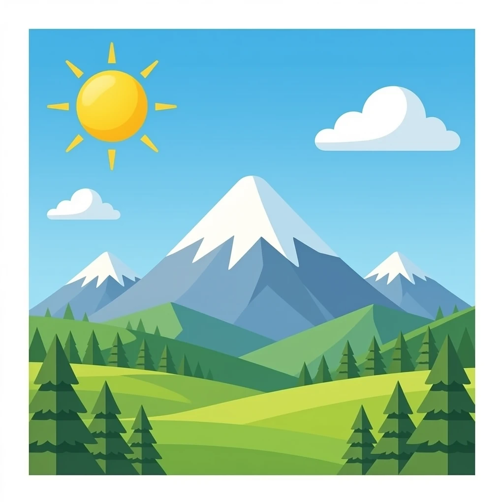 mountain emoji
