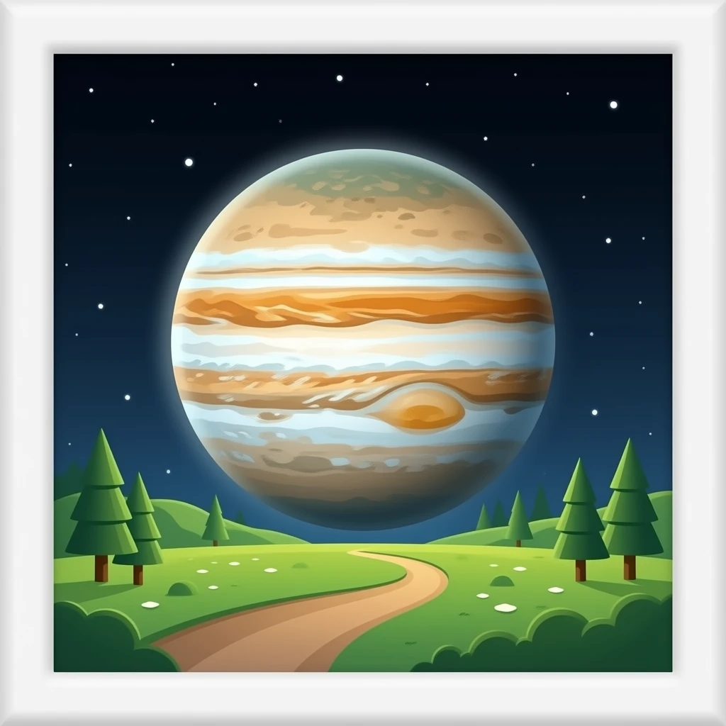 planet Jupiter emoji