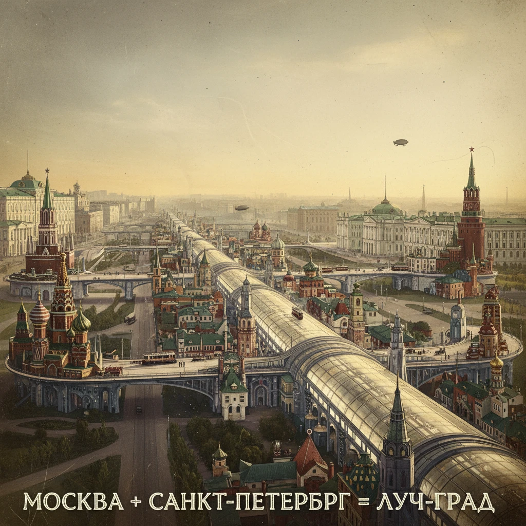 Москва соединилась с Санкт-Петербургом и образовала единый город-луч

Архивные цветные фото 1920 год emoji