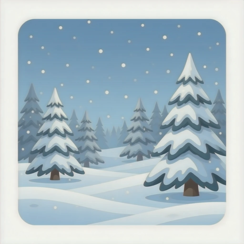 snowfall emoji