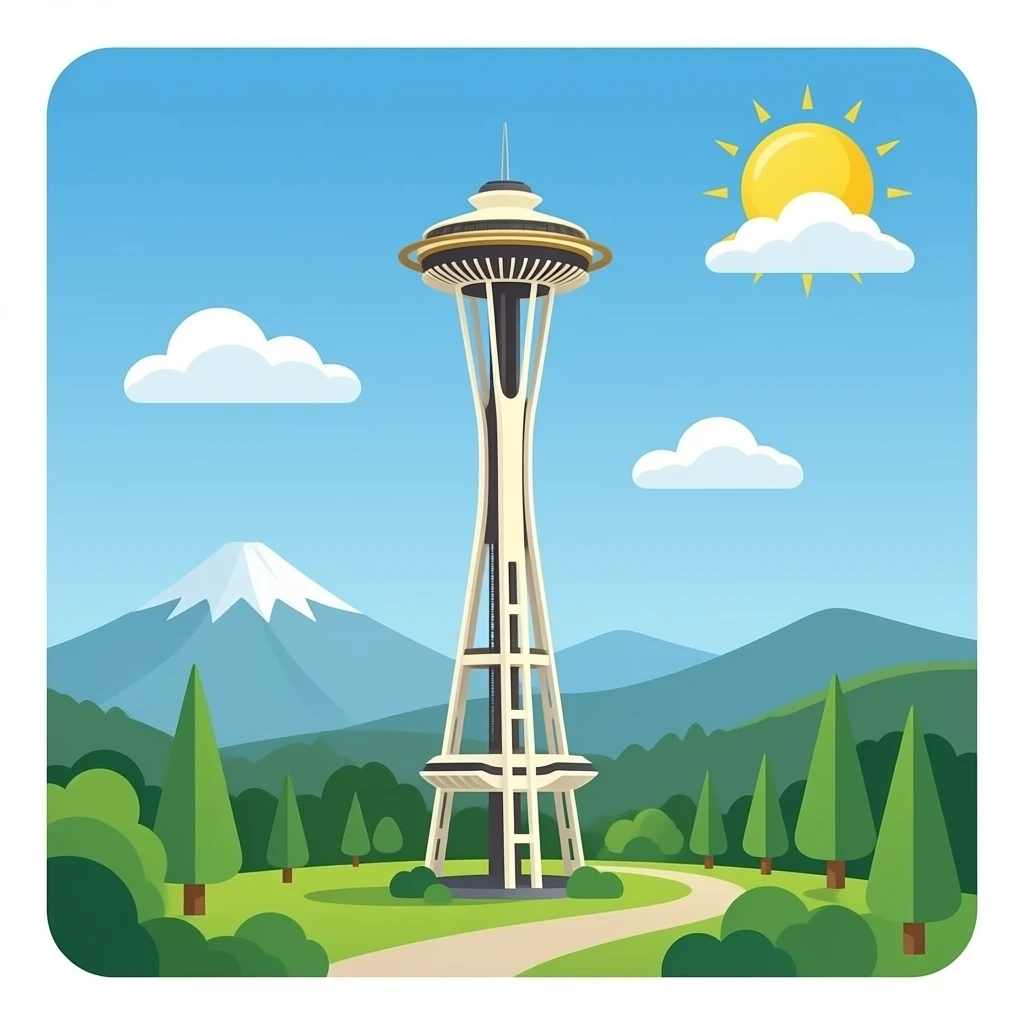 the space needle emoji